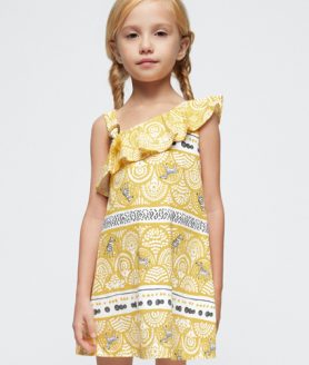 Vestido assimétrico Better Cotton menina