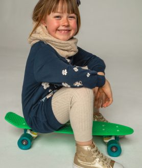 Leggings tricot menina