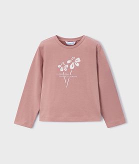 Camisola básica flor menina Mayoral