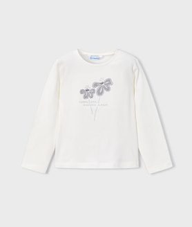 Camisola básica flor menina Mayoral