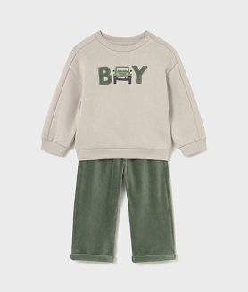 Conjunto calças e sweat bebé Mayoral