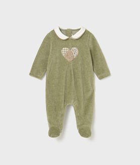 Babygrows aveludados recém nascida Mayoral