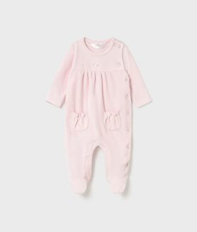 Babygrow aveludado recém nascida Mayoral
