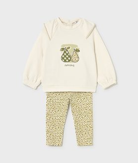 Conjunto leggings e sweat bebé Mayoral