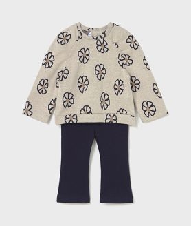 Conjunto leggings e sweat bebé Mayoral