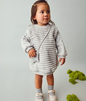 Vestido com bolso bebé Mayoral