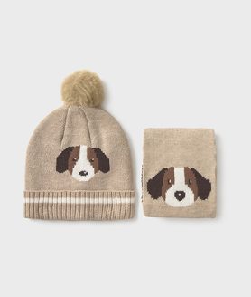 Conjunto gorro e cachecol bebé Mayoral