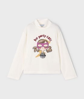 Camisola gola menina Mayoral
