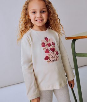 Camisola gráfica menina Mayoral