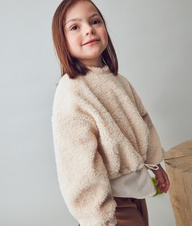 Sweat pelo combinada menina Mayoral