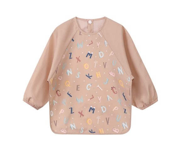 Babete com Mangas Funny Letters Tutete