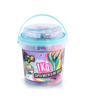 SLIME BALDE SUPER MIX COM DECORAÇÃO