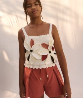 Bermuda Crepe Menina Abel&Lula